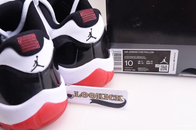 Kick Theory Jordan Bred Retro Air AV2187-160 Low 11 Concord 0805